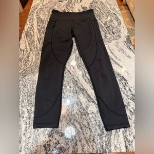 ZYIA Black Women's High-Waist Performance Leggings